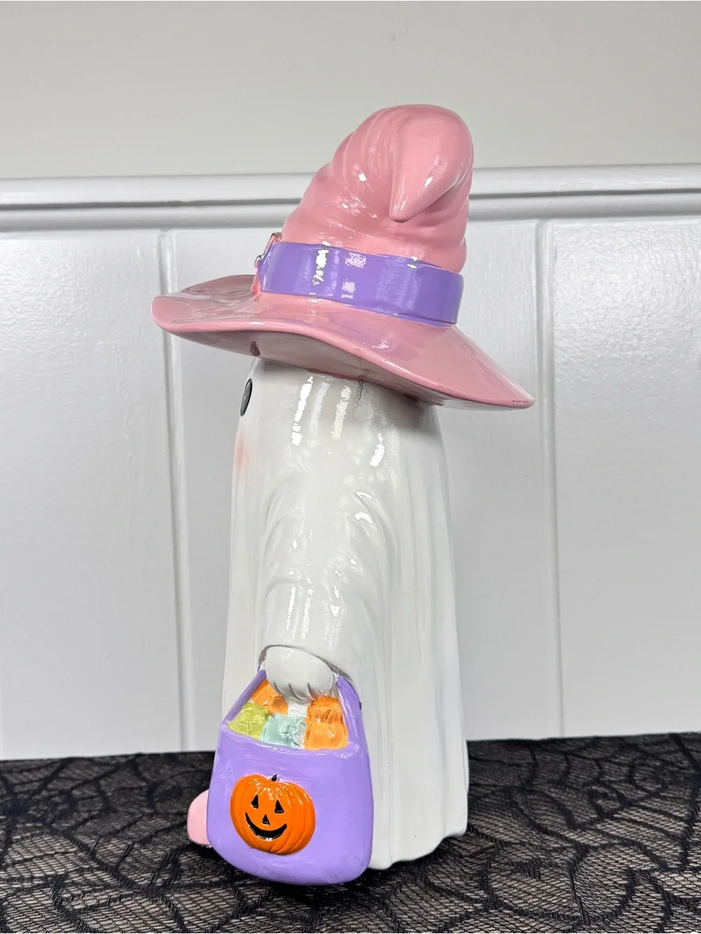 NEW Trick-or-Treat Witch Ghost Halloween Figurine